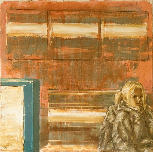  Light of the City, oil on canvas, 40x40cm, 2010