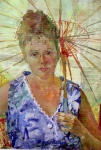 Mother, 40x60cm, oil on canvas, 1991