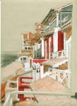 Mallorca, crayon and pencil on paper, 21x29cm, 2011