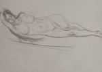 Nude, pencil on paper, 40x60cm, 2014